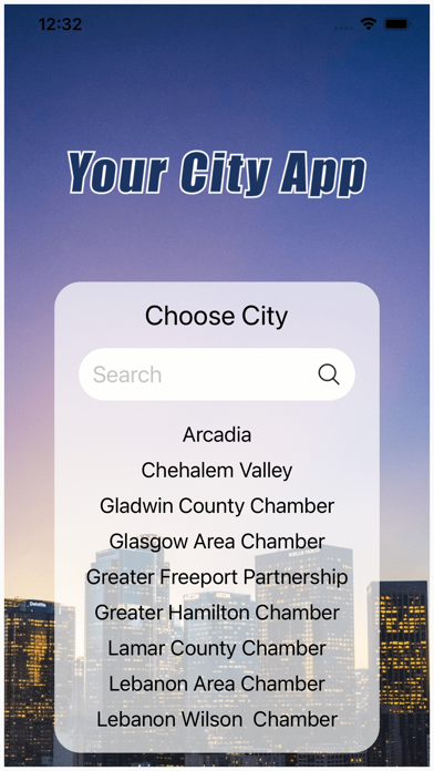 Your City App! Screenshot