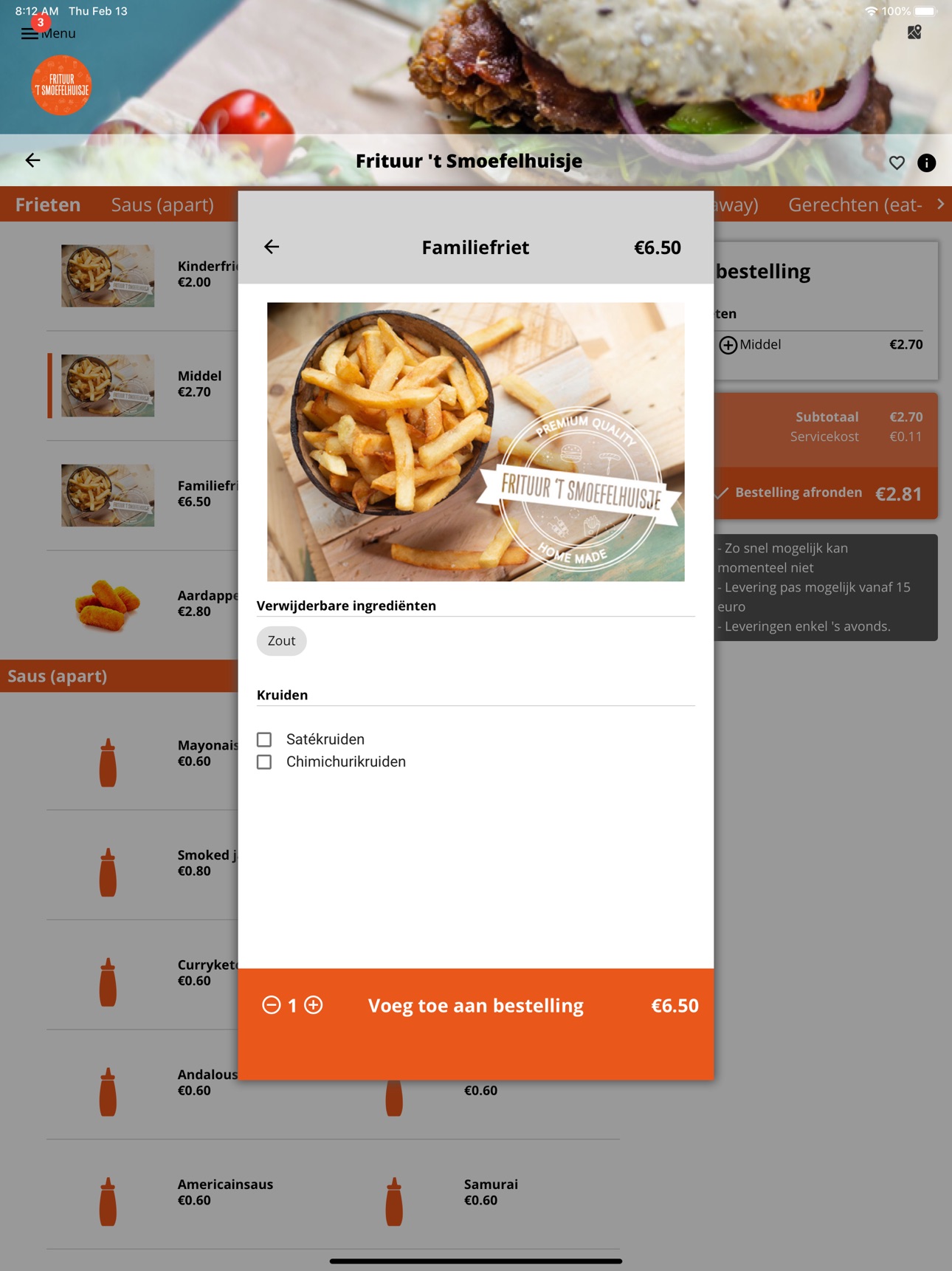 Screenshot 8 of one2three - online ordering