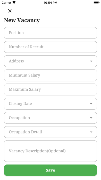 NEA VCD (for Employer) Screenshot