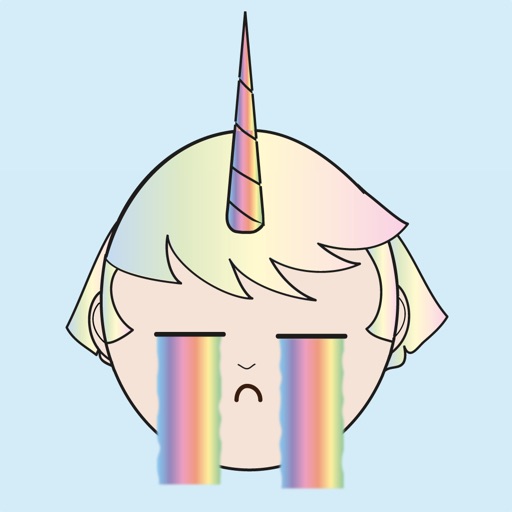 Unicorn girl icon