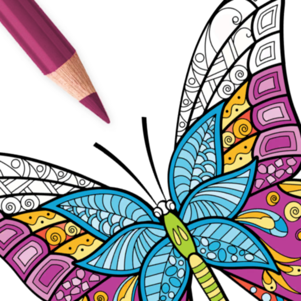 Get Adult Butterfly Coloring Book for iOS, iPhone, iPad Aso Report