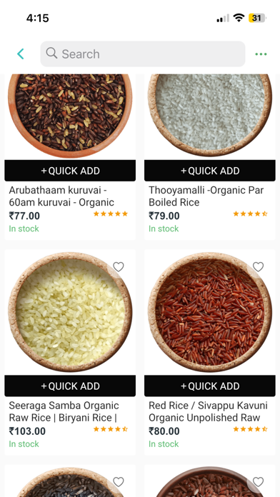 Ulamart Organic Online Shop Screenshot