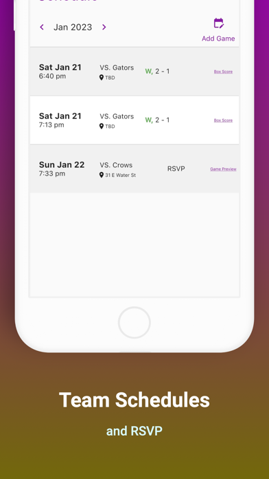 Scorebook Baseball Screenshot