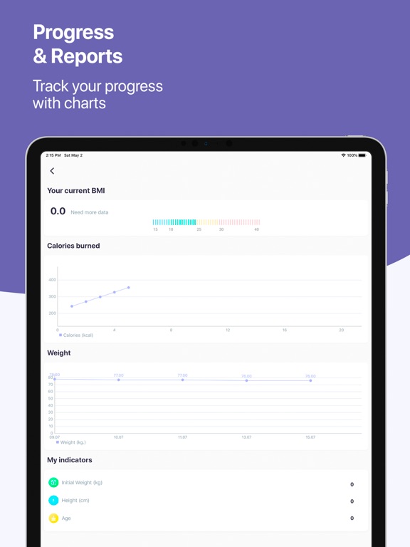 Lose Weight Workout - 30 Days iPad screenshot 4 - Health & Fitness app