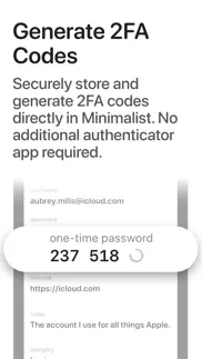 minimalist: password manager iphone screenshot 4