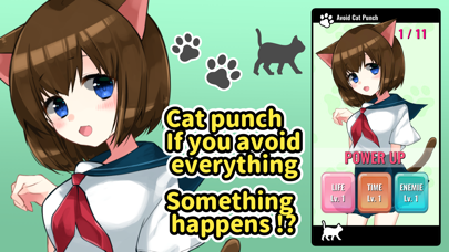 Avoid Cat Girl Punch! Screenshot