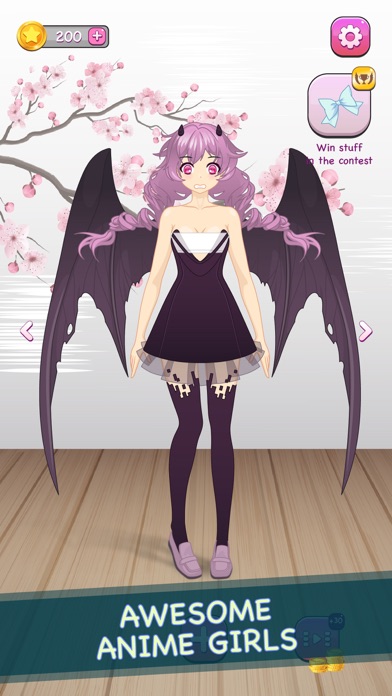 Anime Dolls Dress Up Game Screenshot