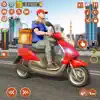 Pizza Food Delivery Bike Guy App Positive Reviews