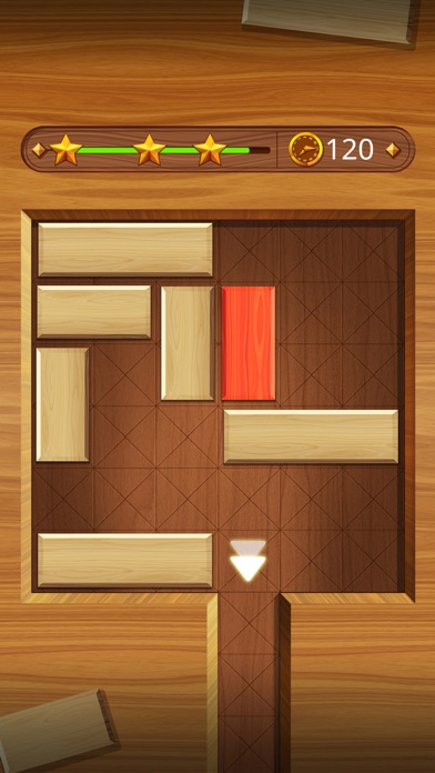 EXIT : unblock red wood block Screenshot