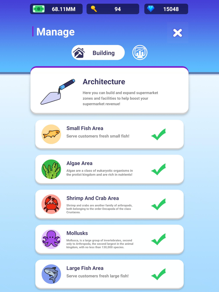 Idle Seafood Market -Tycoon