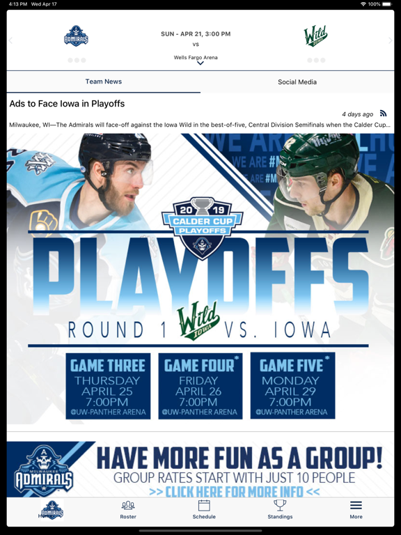 Screenshot #5 pour Milwaukee Admirals