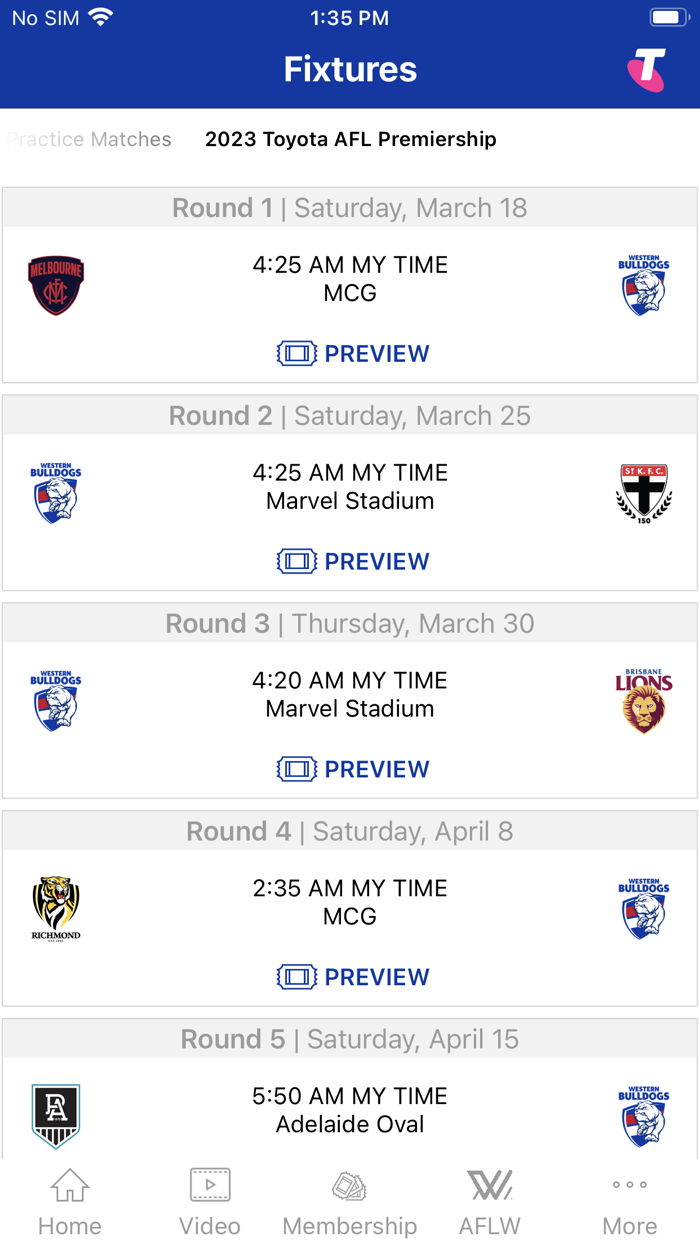 Western Bulldogs Official App