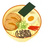 Japanese noodle sticker App Contact
