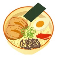 Japanese noodle sticker logo
