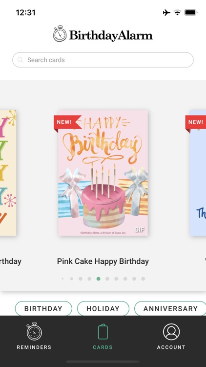 BirthdayAlarm: eCard Reminders by Zuno