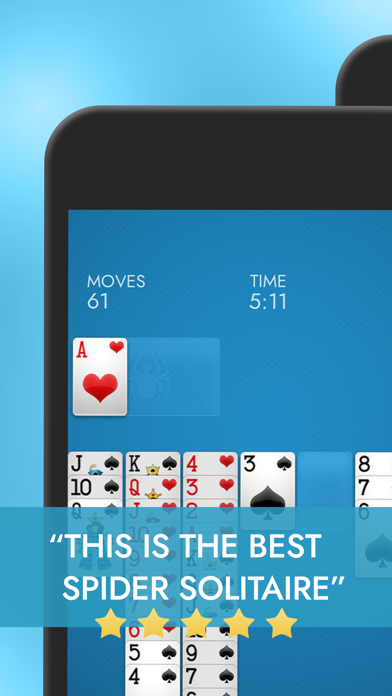 The best Spider Solitaire for your mobile phone or tablet