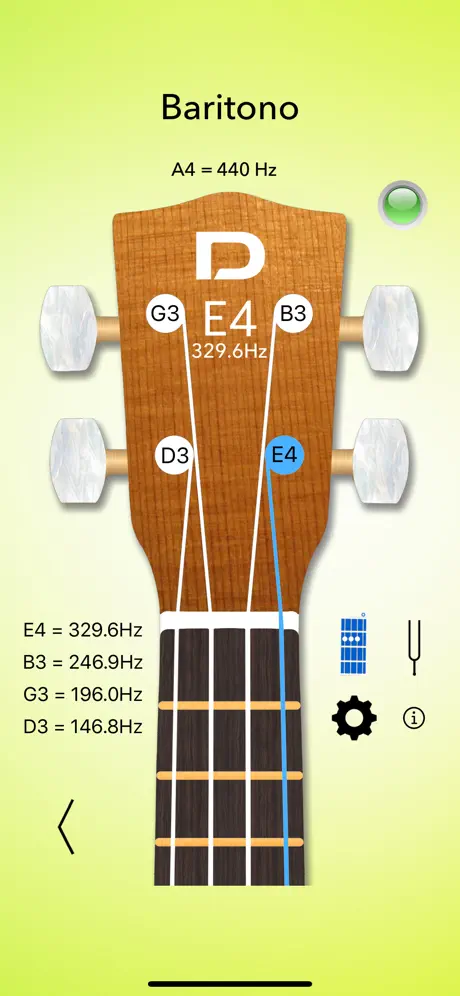 Accordatore di Ukulele Basic