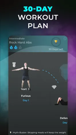 Game screenshot Six Pack Abs Home Workout: Men apk