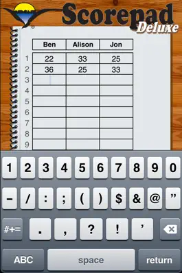Game screenshot Scorepad Deluxe apk
