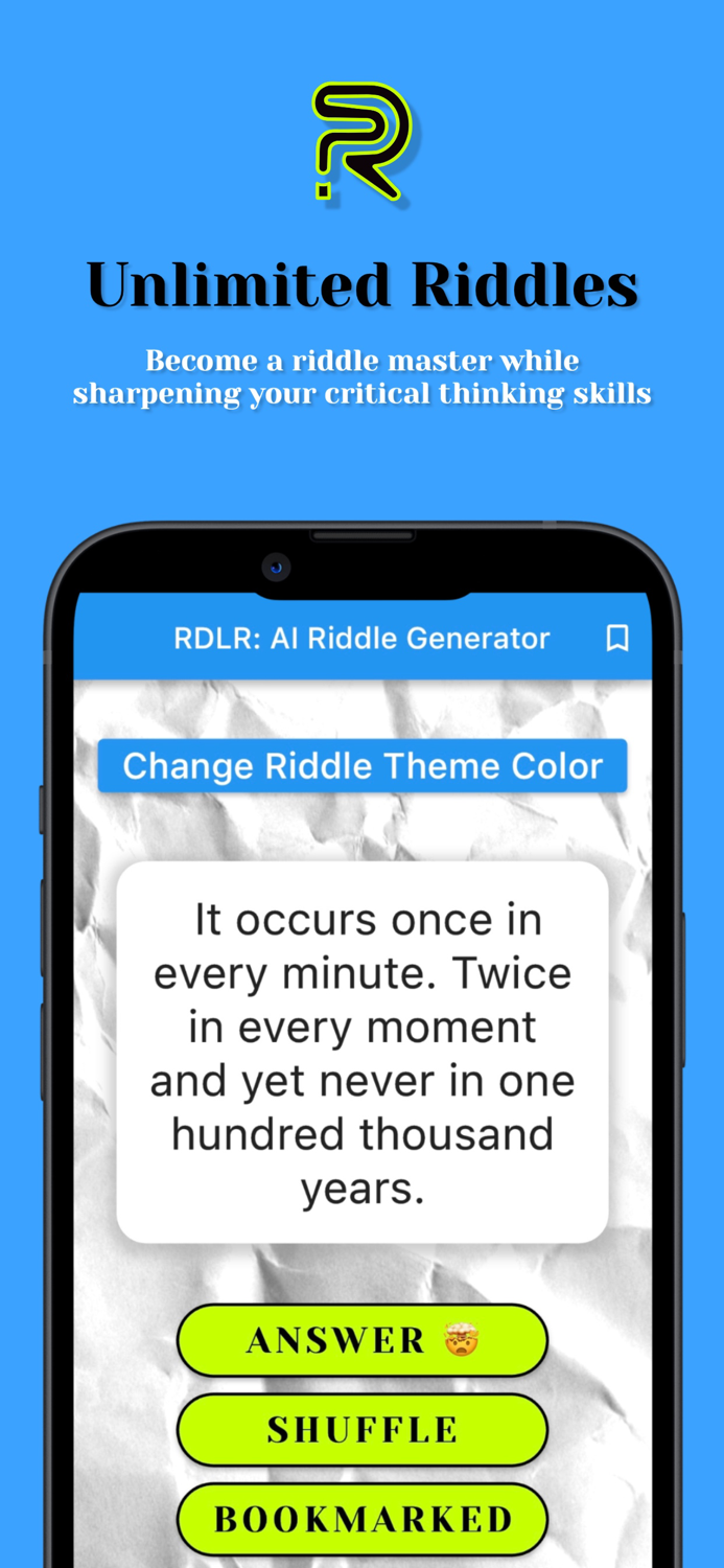RDLR AI Riddle Generator