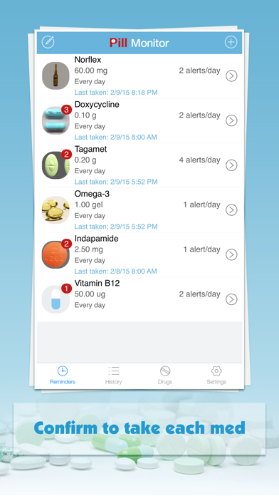 Pill Monitor: Drug Minder Screenshot