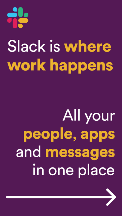 Screenshot 1 of Slack for Intune App