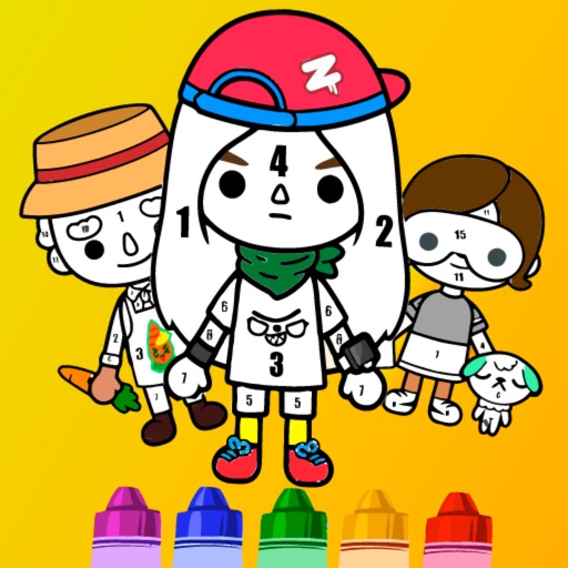 Toca Life Coloring Pages