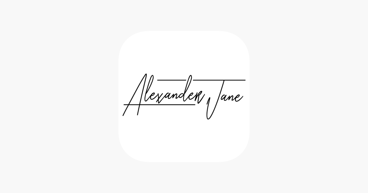 Alexander Jane on the App Store