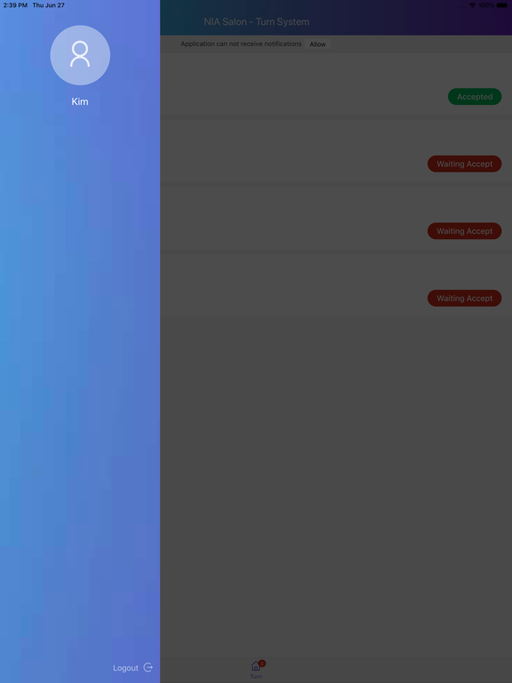 NIA Salon Employee iPad screenshot 4 - Business app