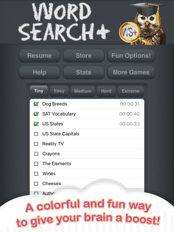 Word Search + iPad screenshot 5 - Games app