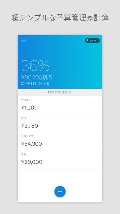 DAILY PAY - 予算管理家計簿 screenshot1