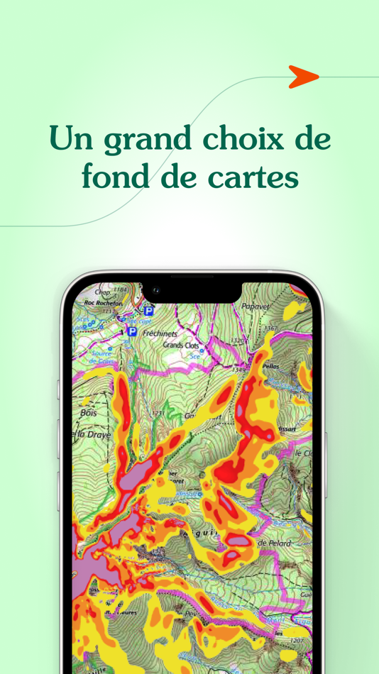 #5. Iphigénie | The Hiking Map App (iOS) By: Iphigenie