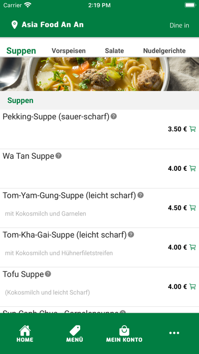 Asia Food An An Screenshot