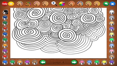 Geometric Designs Coloring Screenshot