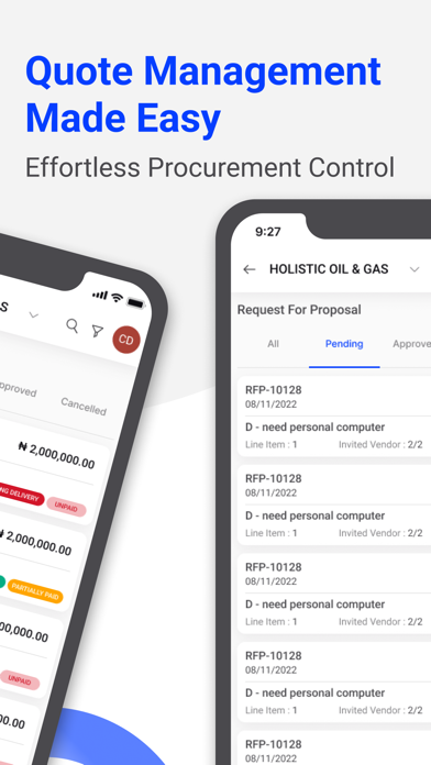 RockEye Procure Screenshot