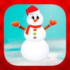 Decorate snowman Christmas icon