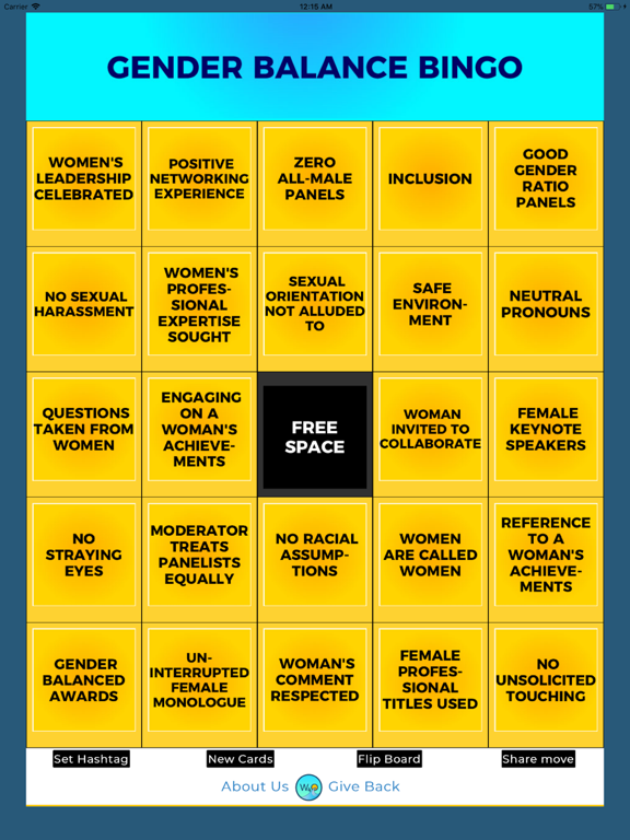 Screenshot #5 pour Gender Balance Bingo