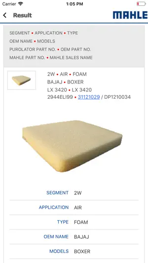 Mahle Filters screenshot 2