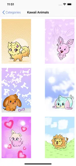 Game screenshot Кавай обои apk