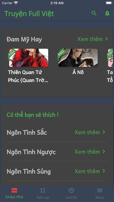 Truyện Việt - Online Offline Screenshot