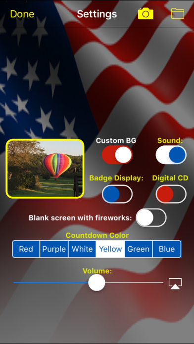 July 4th Countdown Screenshot