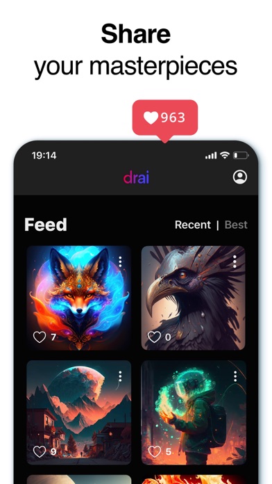 DRAI – ai art generator image Screenshot