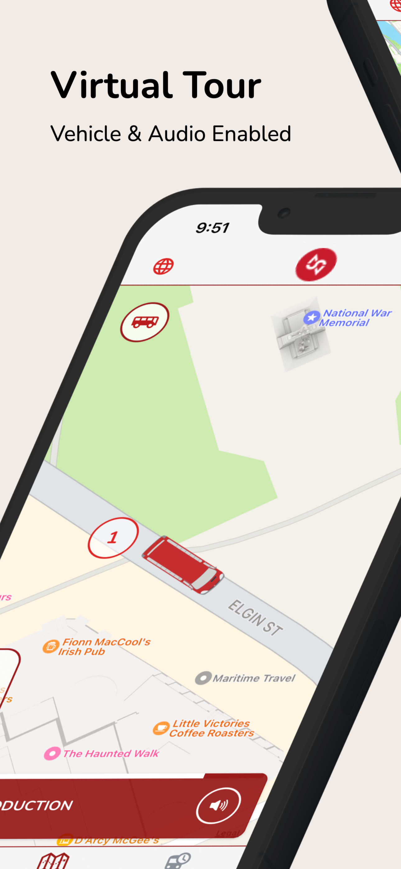 Lady Dive Tours - Map Guide