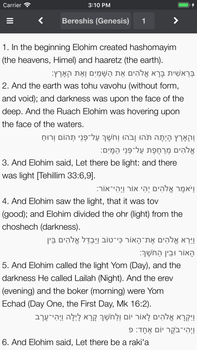 Hebrew Bible Now - Tanakh Screenshot