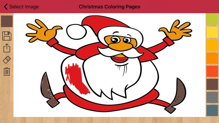 Christmas Coloring Pages Santa