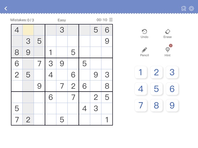 Hard sudoku puzzles online - solve difficult web sudoku for free