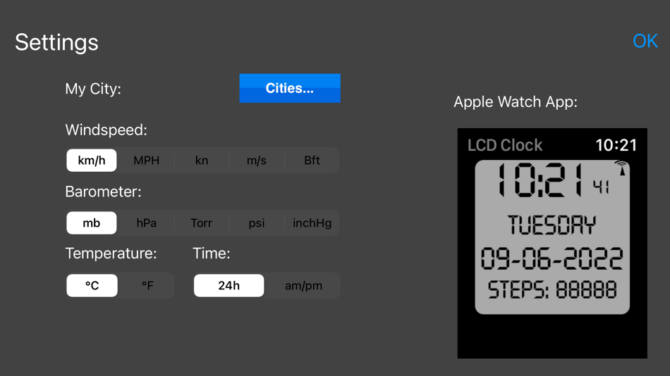 #2. LCD-Clock (iOS) 由: Kai Bruchmann