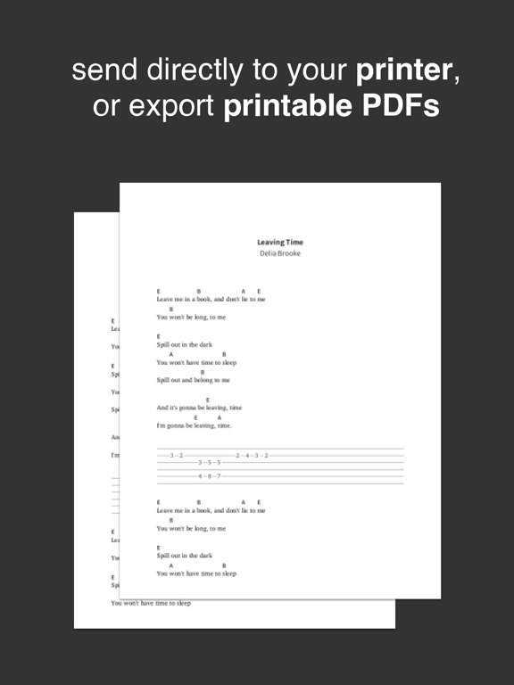 Guitar Tabs & Chords - TabBank iPad screenshot 4 - Music app