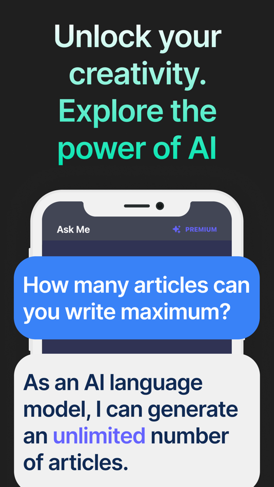 #4. AskMe: AI Chatbot Assistant (iOS) 由: Ibrahim Arslan