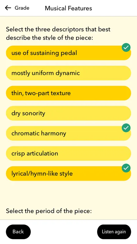 ABRSM Aural Trainer Grades 6-8 screenshot 5 of 10